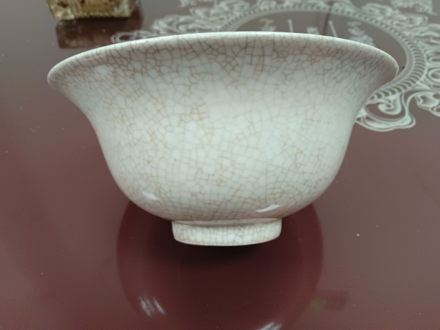 古玩陶瓷哥釉撇口碗拍賣，當前價格980元