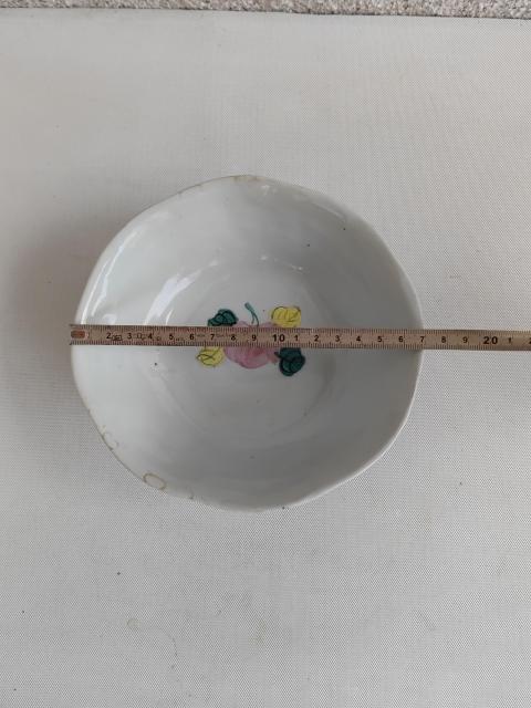 古玩陶瓷粉彩官上加官圖碗拍賣,當前價格260元