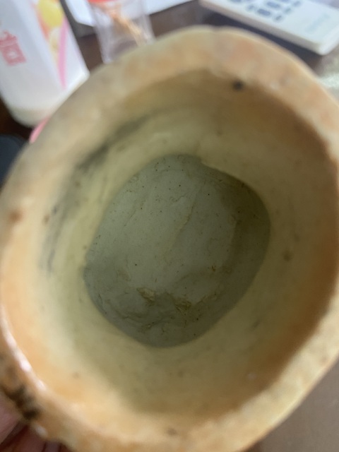 古玩陶瓷民國 素三彩 彌勒佛塑像拍賣,當前價格1680元