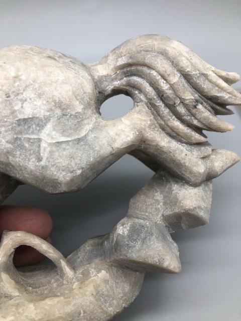 古玩玉器壽山石雕“奔馬”擺件拍賣,當前價格666元