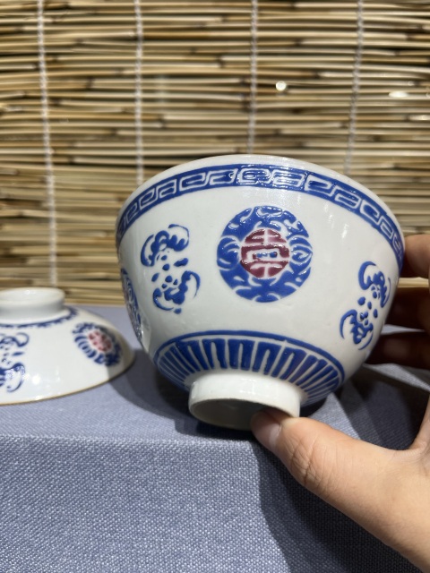 古玩陶瓷乾隆料彩蓋碗拍賣,當前價格12000元