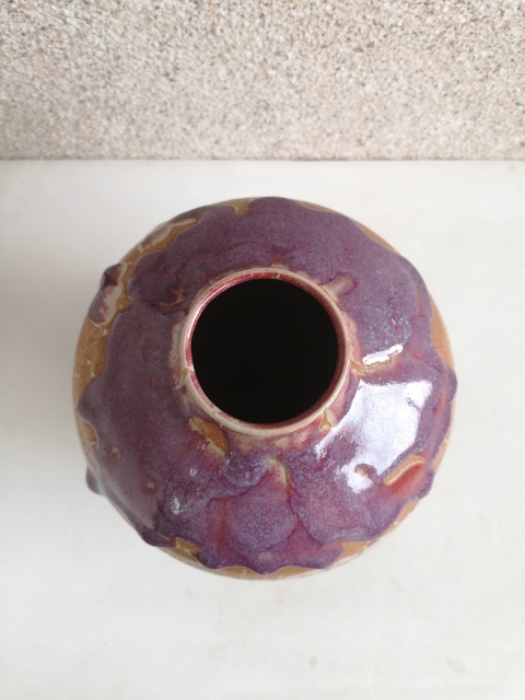 古玩陶瓷窯變釉瓶拍賣，當前價格550元