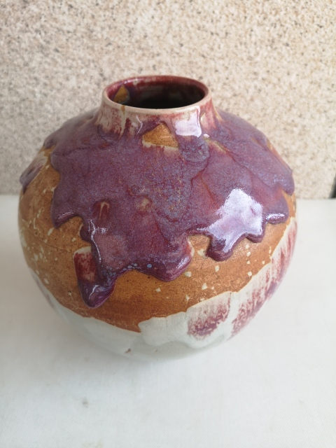古玩陶瓷窯變釉瓶拍賣，當前價格550元