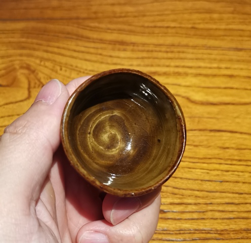 古玩陶瓷元末明初·褐釉瓔珞紋茶盞拍賣,當前價格3888元