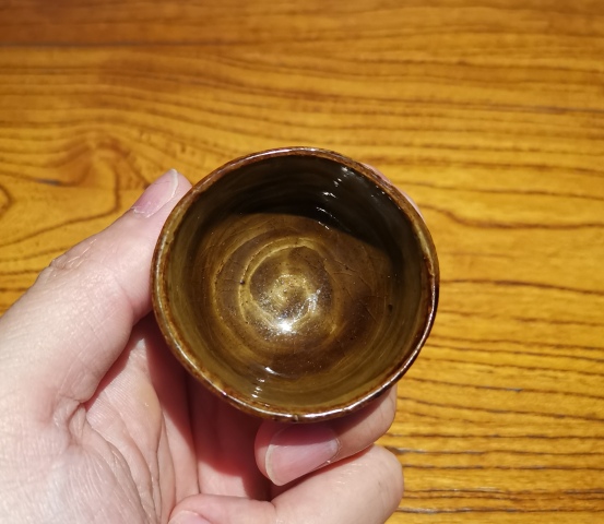 古玩陶瓷元末明初·褐釉瓔珞紋茶盞拍賣,當前價格3888元