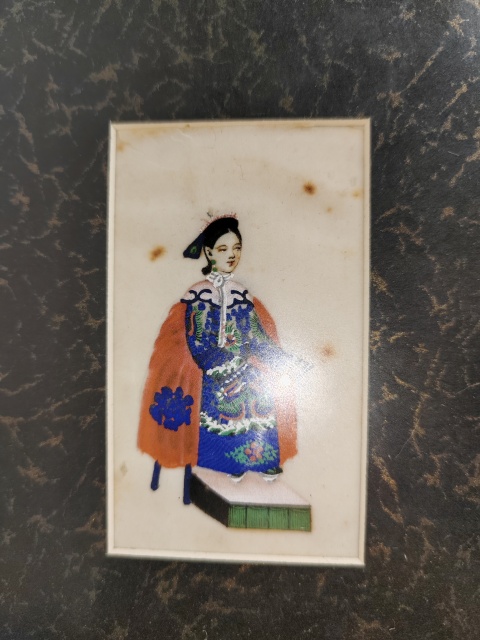 古玩雜項通草畫拍賣，當前價格558元