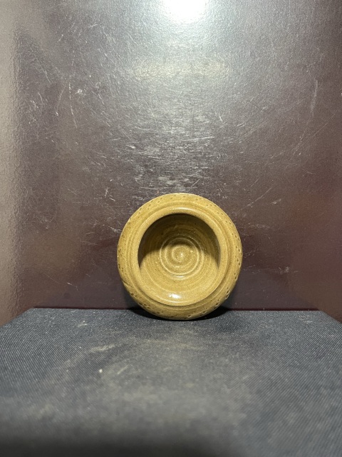 古玩陶瓷宋黃釉籬笆紋水盂拍賣,當前價格2680元