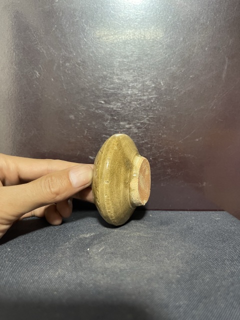 古玩陶瓷宋黃釉籬笆紋水盂拍賣,當前價格2680元