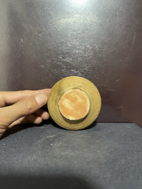 古玩陶瓷宋黃釉籬笆紋水盂拍賣,當前價格2680元