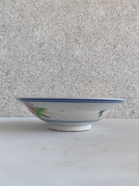 古玩陶瓷花卉紋碗拍賣，當(dāng)前價(jià)格260元