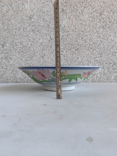 古玩陶瓷花卉紋碗拍賣，當(dāng)前價(jià)格260元