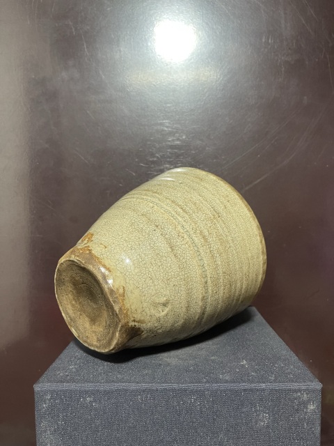 古玩陶瓷明龍泉青瓷梅瓶拍賣，當前價格3500元