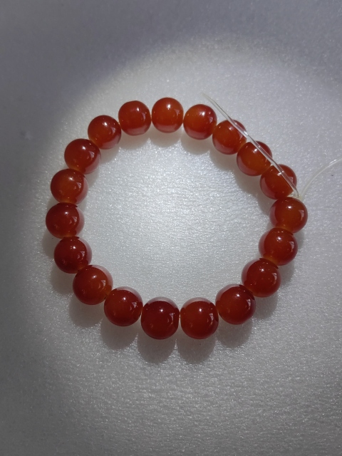 古玩玉器紅瑪瑙珠手串拍賣,當前價格268元