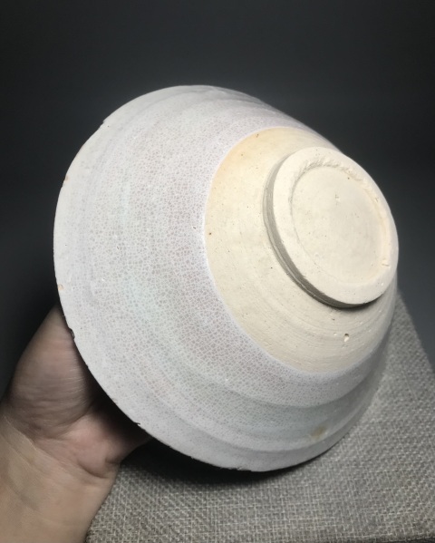 古玩陶瓷（宋代）青白釉出筋梅花紋大碗拍賣，當前價格888元