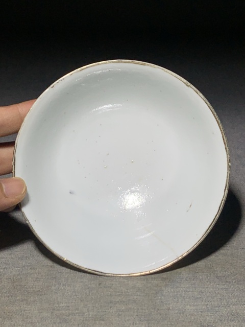 古玩陶瓷(江西瓷業公司款)藍料彩花卉紋碗拍賣,當前價格0元