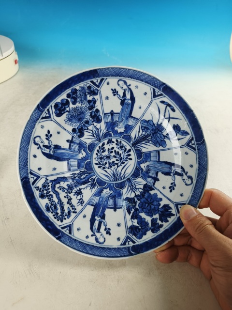 古玩陶瓷青花盤拍賣,當前價格2500元