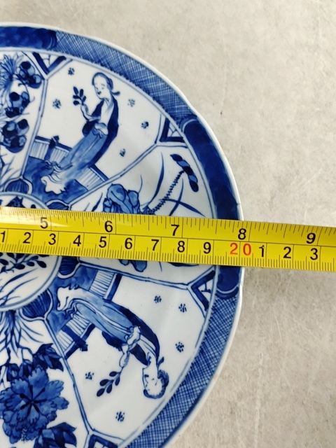 古玩陶瓷青花盤拍賣,當前價格2500元