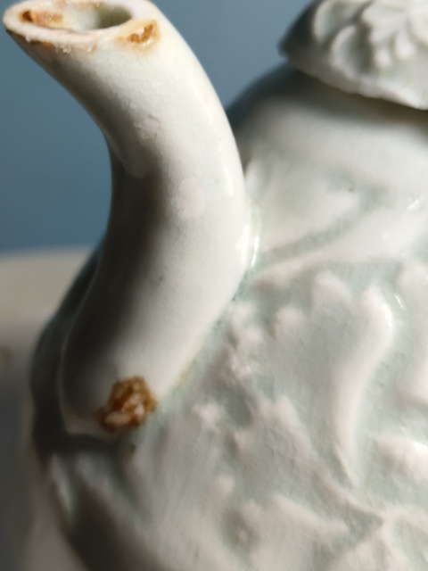 古玩陶瓷青白釉花卉紋小執壺拍賣，當前價格11111元