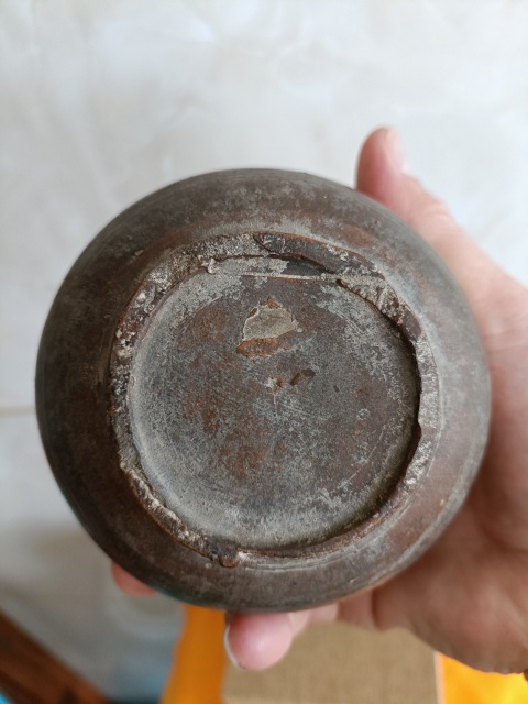 古玩陶瓷明末紫金釉玉壺春瓶拍賣，當前價格298元