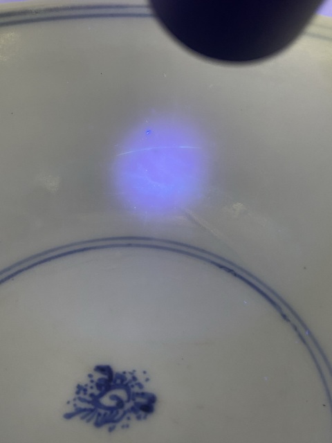 古玩陶瓷19 世紀(jì) 青花山水人物碗拍賣，當(dāng)前價(jià)格3600元