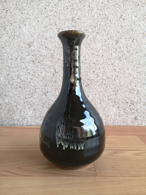 古玩陶瓷窯變釉瓶拍賣,當前價格398元