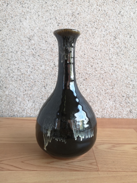 古玩陶瓷窯變釉瓶拍賣,當前價格398元