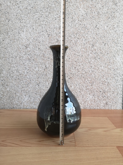 古玩陶瓷窯變釉瓶拍賣,當前價格398元