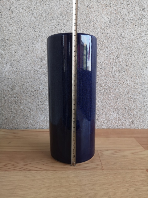 古玩陶瓷窯變藍(lán)釉帽筒拍賣,當(dāng)前價(jià)格450元
