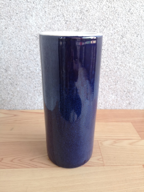 古玩陶瓷窯變藍(lán)釉帽筒拍賣,當(dāng)前價(jià)格450元