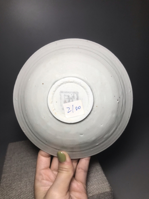 古玩陶瓷青白釉面包碗拍賣,當前價格1600元