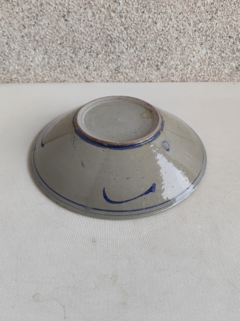古玩陶瓷魚(yú)紋青花盤拍賣，當(dāng)前價(jià)格550元
