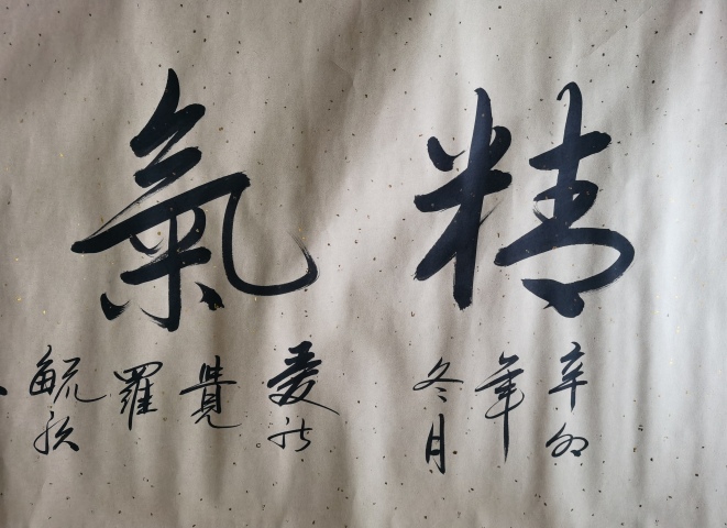古玩字畫北京書協會員皇家書法家愛新覺羅毓歌書法精氣神拍賣,當前價格299元
