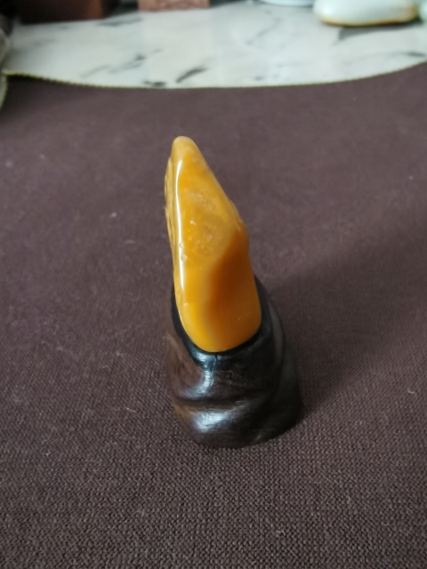 古玩雜項老撾田黃石擺件拍賣，當前價格880元