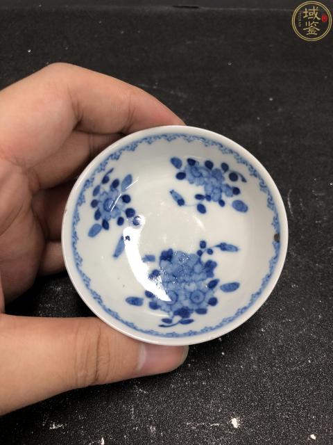 古玩陶瓷大清光緒年製官窯本朝款青花杯碟一套拍賣,當前價格3500元