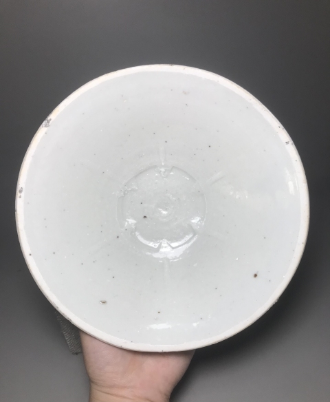 古玩陶瓷青白釉六出筋梅花碗拍賣,當前價格3600元