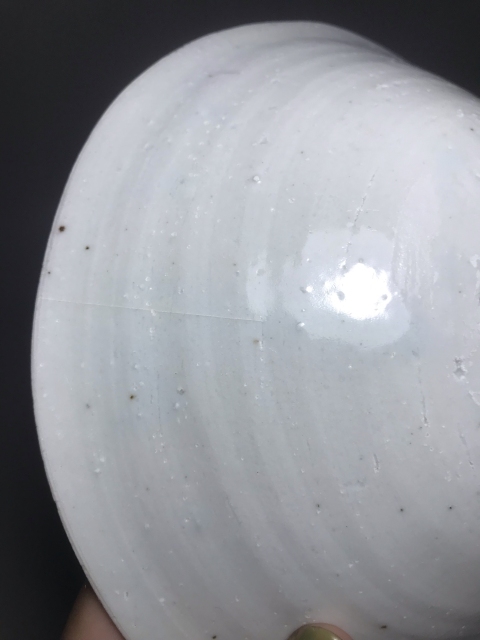 古玩陶瓷青白釉六出筋梅花碗拍賣,當前價格3600元
