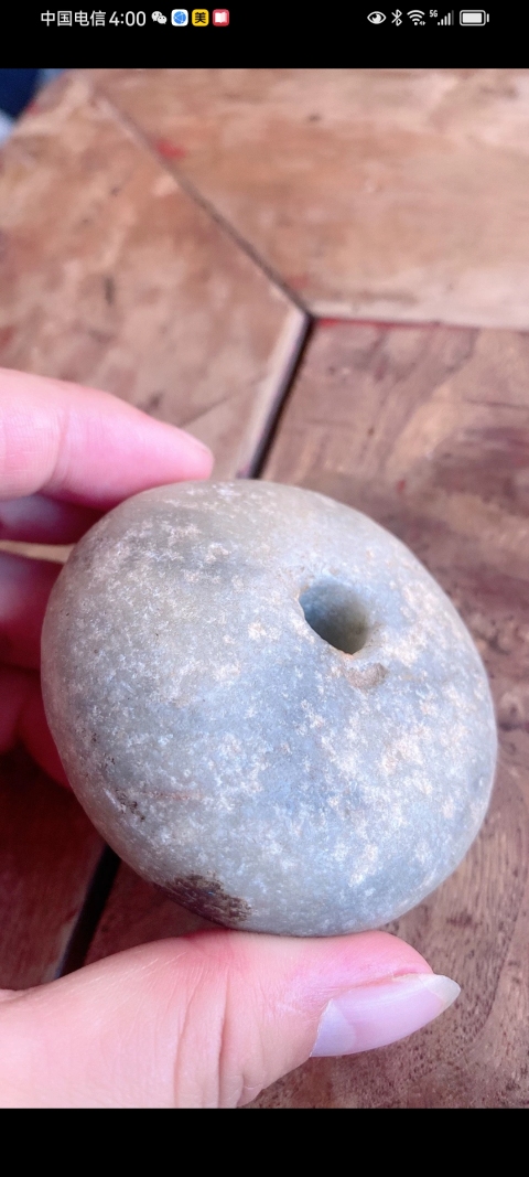 古玩玉器(特價)遼金石扁珠‘拍賣,當前價格280元