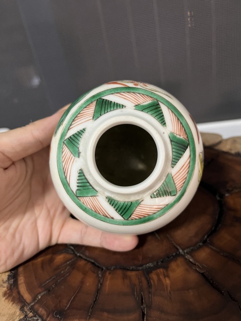 古玩陶瓷民國五彩人物故事罐拍賣,當前價格988元