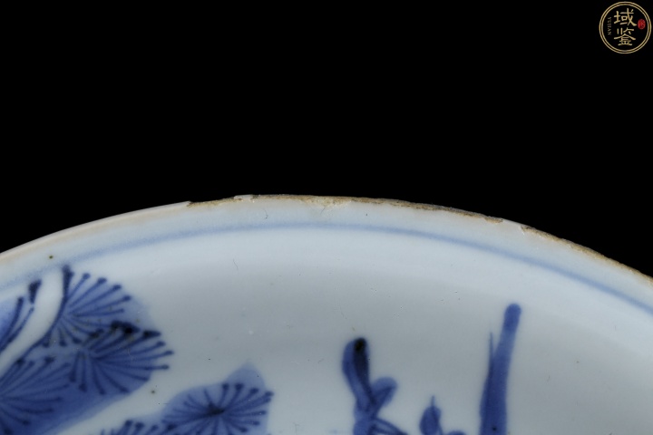 古玩陶瓷明青花高士圖盤拍賣，當前價格18888元