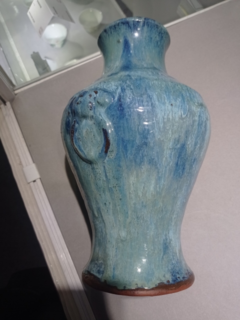 中国 骨董 宜钧釉花瓶