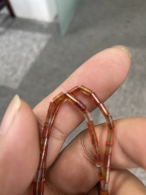 古玩玉器文化期瑪瑙“磨盤珠”拍賣，當前價格5000元