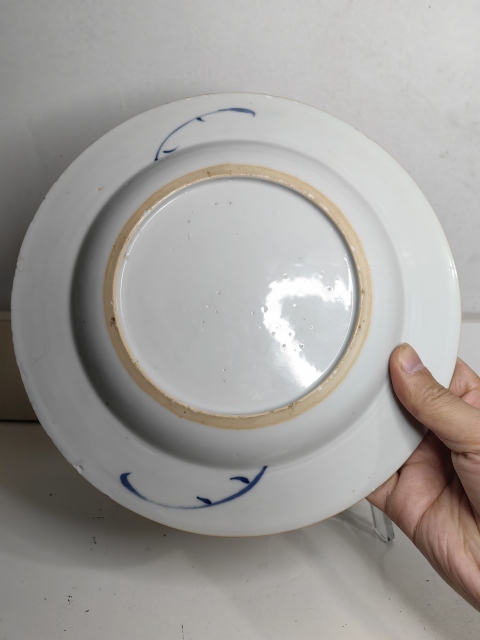 古玩陶瓷清康熙青花盤拍賣,當前價格1358元