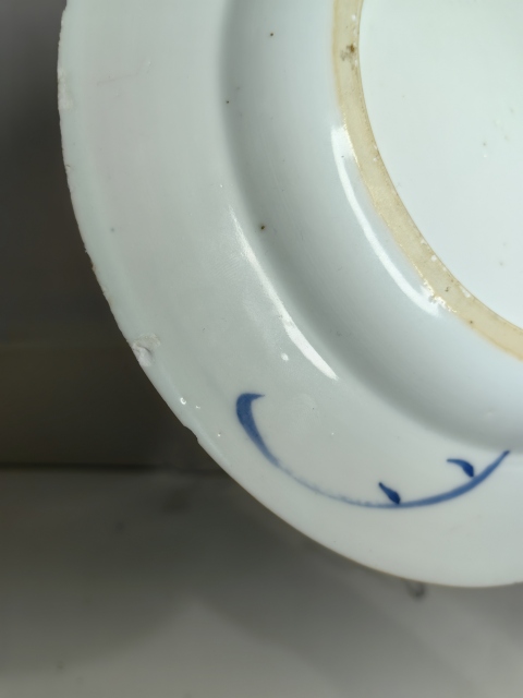 古玩陶瓷清康熙青花盤拍賣,當前價格1358元
