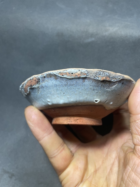 古玩陶瓷鈞窯月白釉茶盞拍賣，當前價格998元