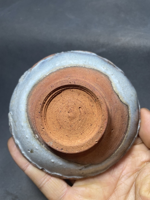 古玩陶瓷鈞窯月白釉茶盞拍賣，當前價格998元