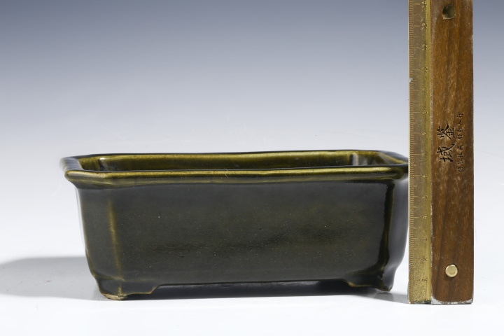 古玩陶瓷清末民初·茶葉末釉水仙盆拍賣，當前價格3800元