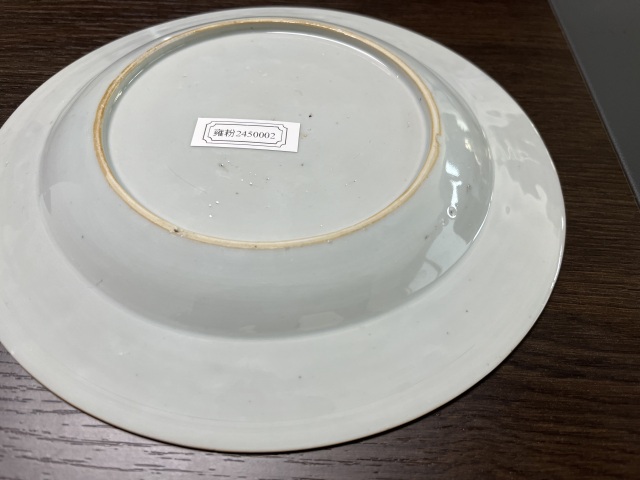 古玩陶瓷粉彩盤拍賣,當前價格3500元