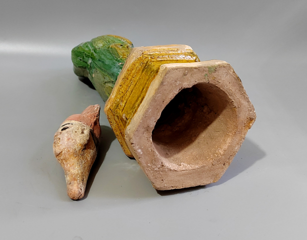 古玩陶瓷三彩人物站立俑拍賣，當前價格6380元