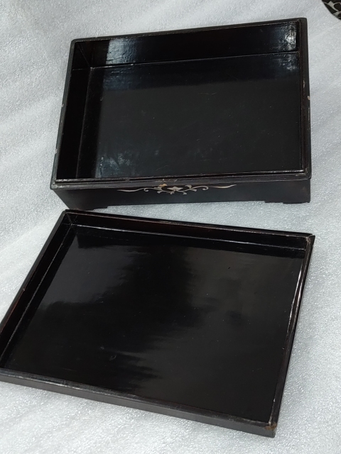 古玩雜項漆盒拍賣，當前價格780元