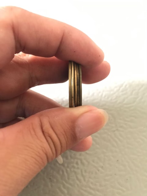 古玩錢幣清代五帝錢拍賣，當前價格458元